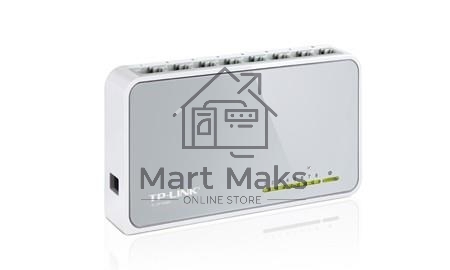 Коммутатор TP-Link SOHO TL-SF1008D Коммутатор 8-port 10/100M mini Desktop Switch, 8 10/100M RJ45 ports, Plastic case