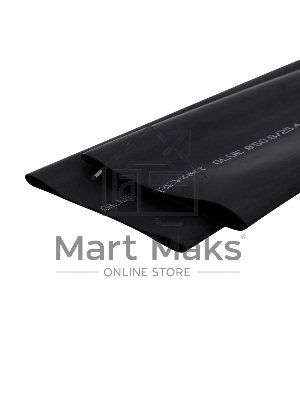 Термоусаживаемая трубка Rexant двухстенная клеевая 50,8/25,4 мм черная (уп. 2 шт. по 1 м.)