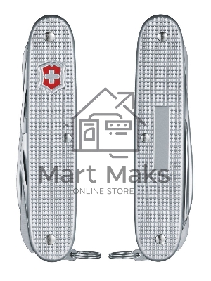 Нож Victorinox Farmer X Alox, 93 мм, 10 функций, алюминиевая рукоять, серебристый