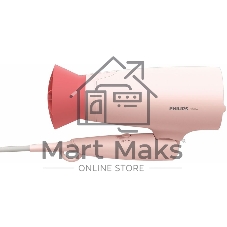 Набор для укладки волос Фен Philips BHP398/00 розовый, 1600 Вт, компактный + выпрямитель