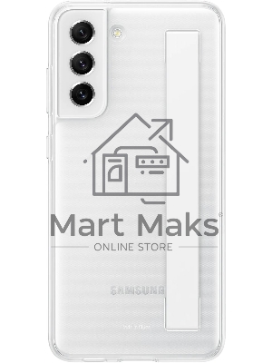Чехол (клип-кейс) Samsung для Samsung Galaxy S21 FE Slim Strap Cover белый (EF-XG990CWEGRU)