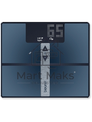 Весы напольные электронные Beurer BF980 WIFI/BT макс.180кг черный