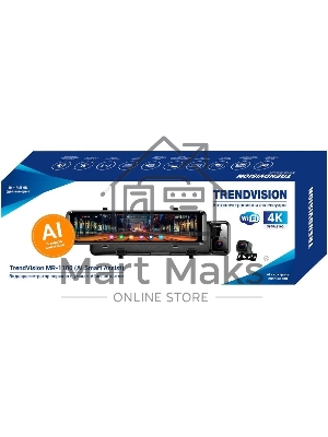 Видеорегистратор TrendVision MR-1100 черный 2Mpix 2160x3840 2160p 150гр. GPS SA 223