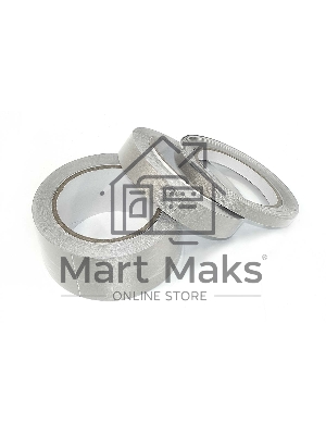 Скотч армированный токопроводящий, ширина 10мм длина 30м