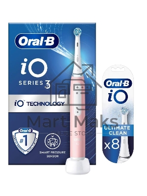 Электрическая зубная щетка ORAL-B IO3 BRUSH PINK