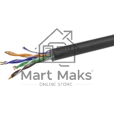 Кабель витая пара U/UTP cat.5e 4х2х24AWG solid CCA PE Out. 305м (м) Net.on 01-0301