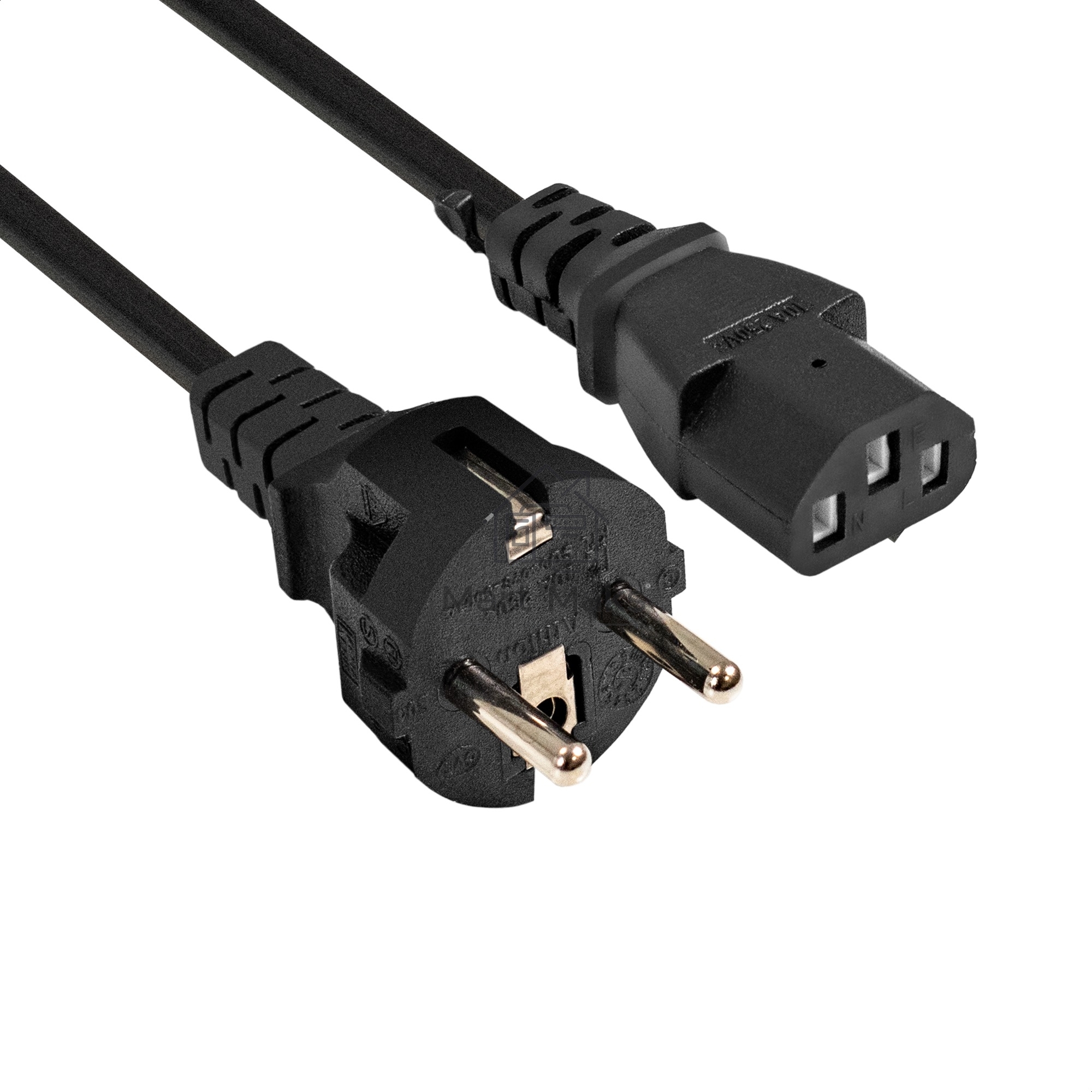 Кабель питания ExeGate Special PC-5S (Евровилка Schuko->C13, 3*1.0mm2, CCA, черный, 5м)