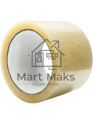 Клейкая лента упаковочная Silwerhof Eco прозрачная, ширина 72мм, длина 66м полипропилен