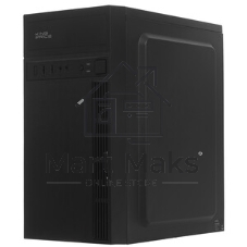 Компьютерный корпус KingPrice KPCC-MN210 черный без БП mATX 1x80мм 2x120мм 2xUSB 2.0 audio