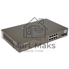Коммутатор IP-COM G3310P-8-150W PoE с облачным управлением 8GE+2SFP