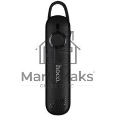 Моно-гарнитура Hoco E63 черный, внутриканальный (моно), Bluetooth, заушное крепление, до 10 ч