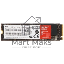 Накопитель SSD WD Red SN700, 1Tb, PCIe 3.0 x4, M.2 2280, NVMe, R/W 3430/3000