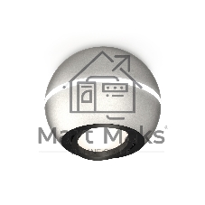 Светильник Ambrella Light XS1103010 SSL/PBK серебро песок/черный полированный MR16 GU5.3 LED 3W 4200K (C1103, N7002)