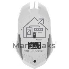 Мышь проводная Defender Cyber MB-560L белый, 1200 dpi, USB, кнопки - 3