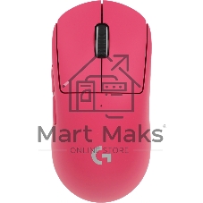 Мышь беспроводная Logitech G PRO X SUPERLIGHT розовый, 25600 dpi, радиоканал, USB, кнопки - 5