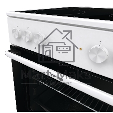 Плита электрическая Gorenje GEC6A11WG белый, конфорок 4 шт, духовка 65 л, 60 см x 85 см x 60 см