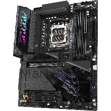 Материнская плата Gigabyte X870E AORUS PRO X3D, AM5, AMD X870E, 4xDDR5, 4xSATA, 4xM.2, 1xPCIe 5.0 x16, 1xPCIe 4.0 x16, 1xPCIe 3.0 x16, 1xHDMI, 1x5Gb LAN, Wi-Fi 7, Bluetooth 5.4, 2xUSB-C 40Gbps (USB4), 2xUSB-C 10Gbps, 5xUSB-A 10Gbps, 3xUSB-A 5Gbps, 3x3.5 мм + S/PDIF оптический, 7.1, чёрный, ATX