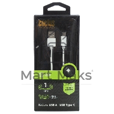 Кабель Cactus CS-USB.A.USB.C-1 USB (m)-USB Type-C (m) 1м белый блистер
