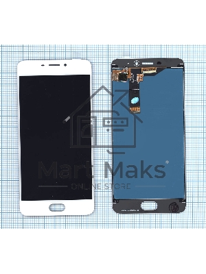 Дисплей для Meizu M6, белый