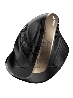 Мышь беспроводная Genius Ergo 8250S черный, 1600 dpi, радиоканал, USB, кнопки - 6