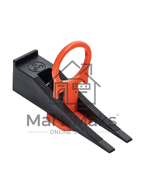 Комплект зажим + клин для системы выравнивания плитки СВП Кольцо, 50/50 шт. в ведре Сибртех