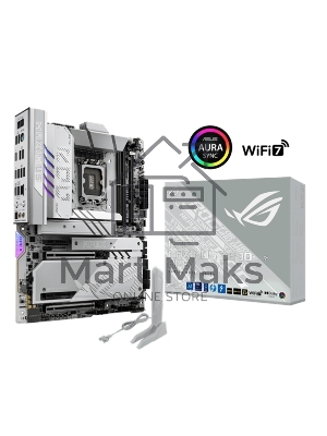 Материнская плата ASUS ROG MAXIMUS Z890 APEX, LGA 1851, Intel Z890, 2xDDR5, 4xSATA, 4xM.2, 1xPCIe 5.0 x16, 1xPCIe 5.0 x8, 2xUSB-C Thunderbolt 4, 1xUSB-C 20Gbps, 4xUSB-A 10Gbps, 4xUSB-A 5Gbps, 1x 5Gb LAN, 2x3.5 мм, 7.1, ATX