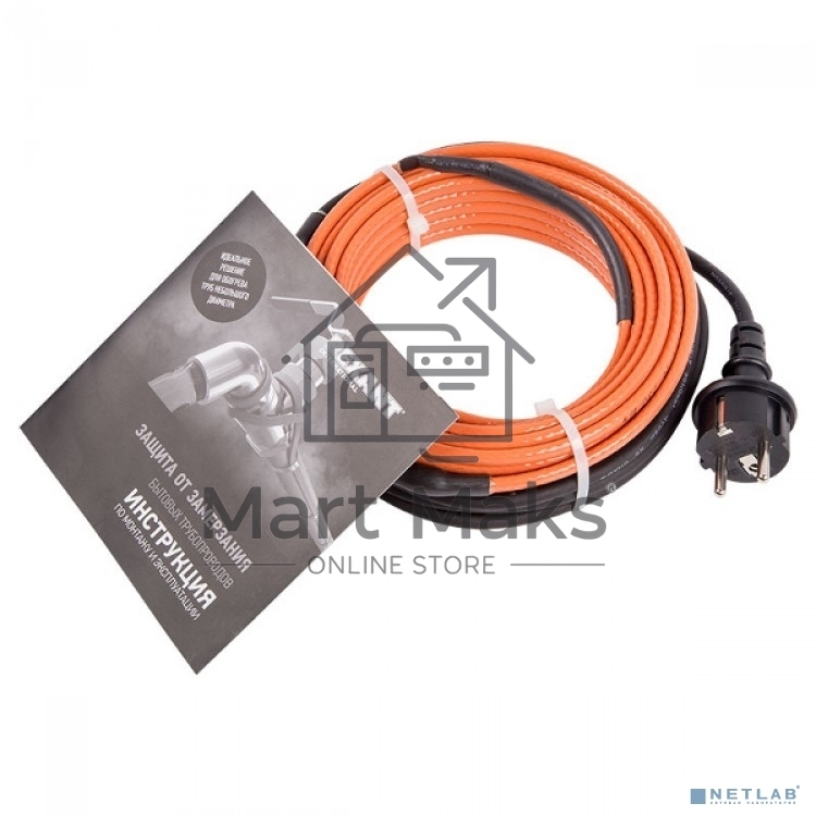 Греющий саморегулирующийся кабель (в трубу) 10HTM2-CT (20м/200Вт) Rexant