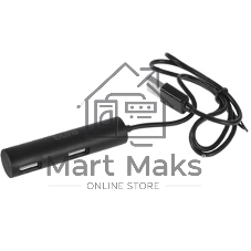 USB-концентратор Buro BU-HUB4-0.5R-U2.0, USB 2.0, USB 4 порта, USB