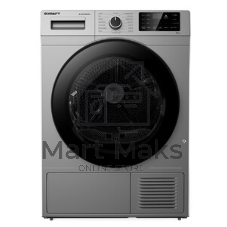 Сушильная машина Kraft KF-DM1002HPG серый, 10 кг, сушка - тепловой насос, программ - 15, 60 x 84 x 62 см