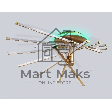 Потолочный светодиодный светильник Ambrella light FL6244 GD золото 125W 3000K-6400K+RGB 900*750*230 (ПДУ ИК)