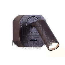 Настенный светодиодный светильник Ambrella light FW283 SCF кофе песок LED 4200K 3W 66*66*65