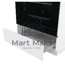 Плита электрическая Gorenje GEC6A11WG белый, конфорок 4 шт, духовка 65 л, 60 см x 85 см x 60 см