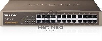 Коммутатор TP-Link SMB TL-SF1024D Коммутатор 24-port 10/100M Switch