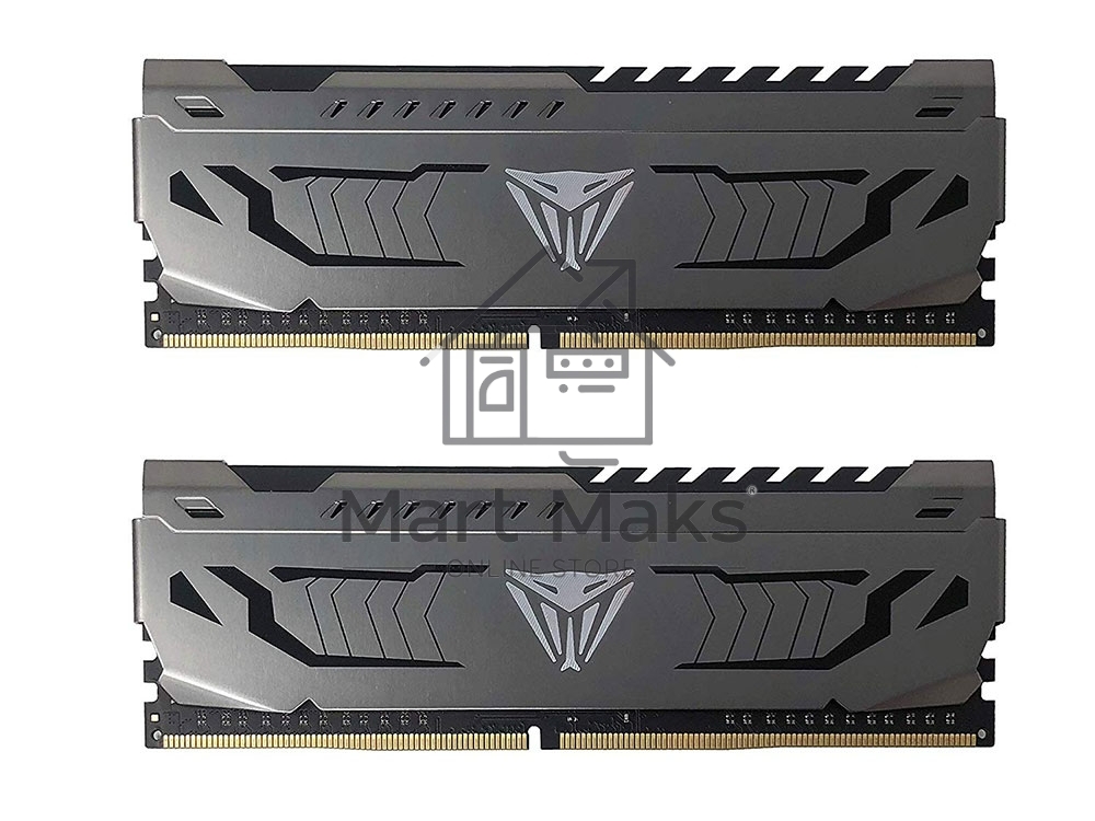 Оперативная память Patriot Viper Steel, DDR4, 16GB (2x8 GB), 3600 MHz, CL17, DIMM, радиатор, черный