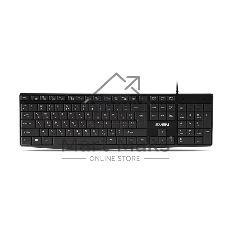 Клавиатура Sven KB-S305 чёрная USB