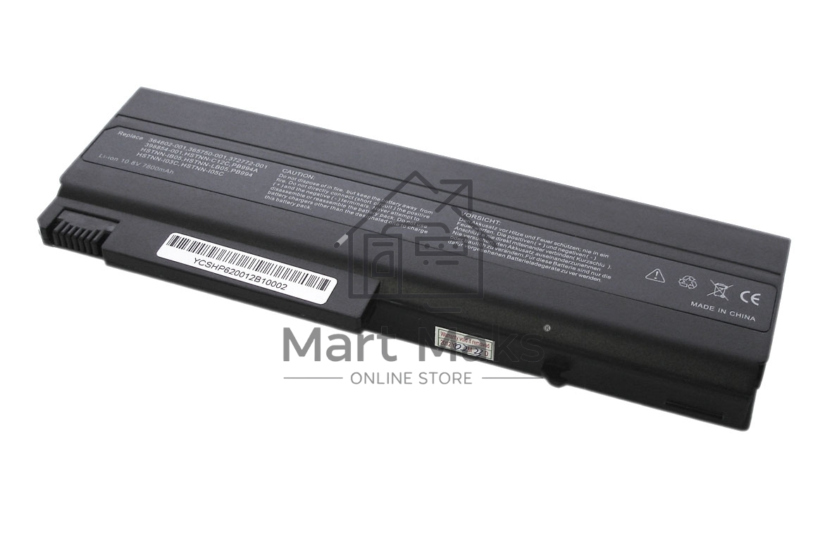 Аккумуляторная батарея для ноутбука HP Compaq nx6120 7800mAh OEM черный