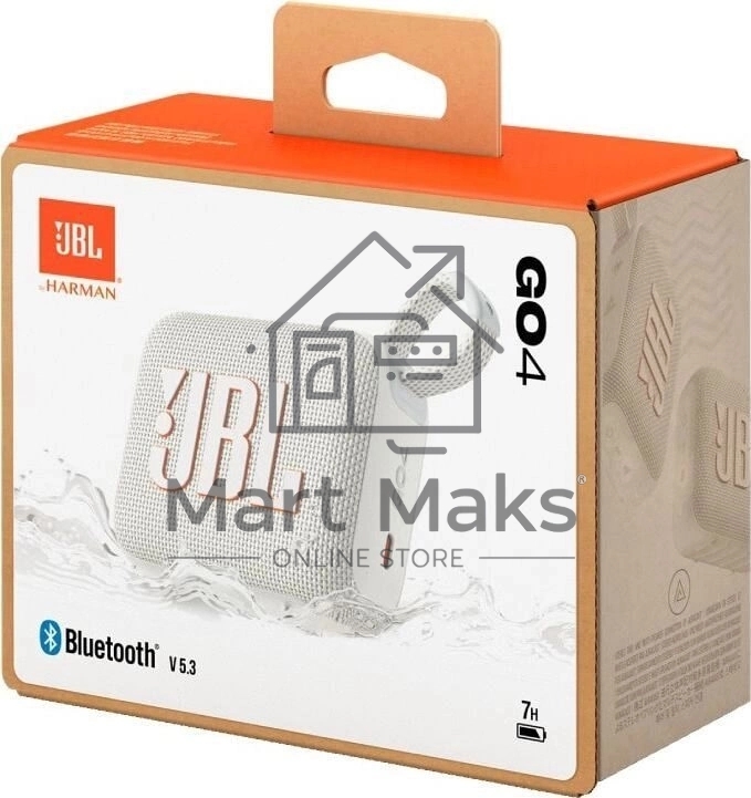 Портативная акустика JBL GO 4, белый