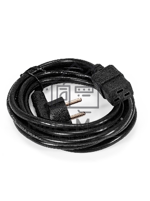 Кабель питания ExeGate Special PC19-3S (Евровилка Schuko->C19, 3*1.5мм2, CCA, черный, 3м)