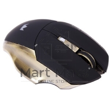 Мышь беспроводная Crown Gaming CMXG-605 черный, 1600 dpi, радиоканал, USB, кнопки - 6