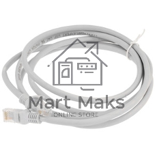 Патч-корд LSZH UTP Cablexpert PP31-2M cat.5e, 2м, литой, многожильный, серый