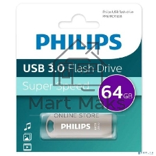 Флешка USB 64Gb PHILIPS IRON 3.0 64Gb, USB 3.0