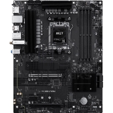 Материнская плата MSI PRO B850-S WIFI6E, AM5, AMD B850, 4xDDR5, 4xSATA, 2xM.2, 1xPCIe 4.0 x16, DisplayPort, HDMI, 1x2.5Gb LAN, USB Type-C, 3x3.5 мм, 7.1, ATX