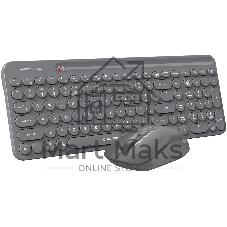 Комплект клавиатура+мышь A4Tech FStyler FG3300 Air2 беспроводной, USB, 2000 DPI, серый