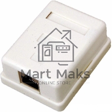 Розетка компьютерная внешняя Rexant 03-0122 1-порт RJ-45 (8P8C), FTP экранированная, категория 5e