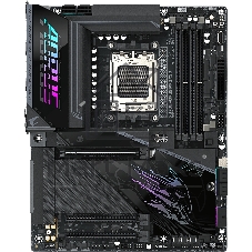 Материнская плата Gigabyte X870E AORUS PRO X3D, AM5, AMD X870E, 4xDDR5, 4xSATA, 4xM.2, 1xPCIe 5.0 x16, 1xPCIe 4.0 x16, 1xPCIe 3.0 x16, 1xHDMI, 1x5Gb LAN, Wi-Fi 7, Bluetooth 5.4, 2xUSB-C 40Gbps (USB4), 2xUSB-C 10Gbps, 5xUSB-A 10Gbps, 3xUSB-A 5Gbps, 3x3.5 мм + S/PDIF оптический, 7.1, чёрный, ATX