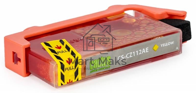 Картридж струйный Cactus CS-CZ112AE №655 желтый (14,6 мл) для HP DJ IA 3525/5525/4515/4525