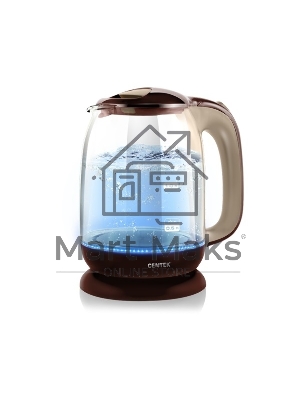 Чайник электрический Centek CT-0034 Coffee Vancouver, стекло, 1.8л,2200 Вт.