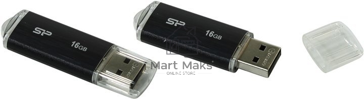 Флешка USB R/W R/W 16Gb Ultima U02 SP016GBUF2U02V1K USB2.0 черный