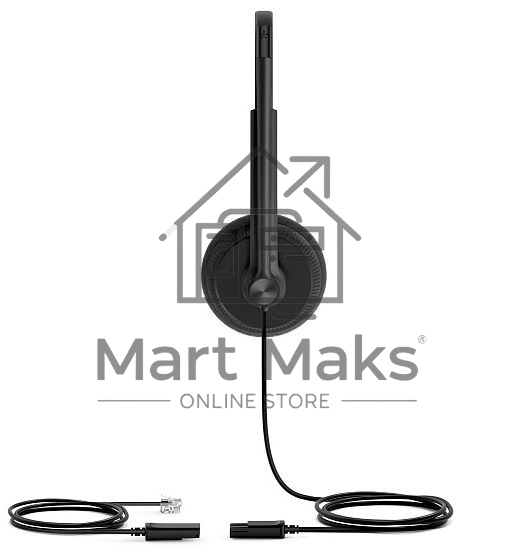 Гарнитура YEALINK YHS34 Lite Dual Дуо, Проводная, HD звук, QD, RJ9, шт