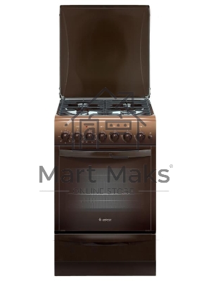 Плита комбинированная Gefest ПГЭ 5101-02 0001 коричневый, конфорок 4 шт, духовка 55 л, 50 см x 85 см x 58.5 см